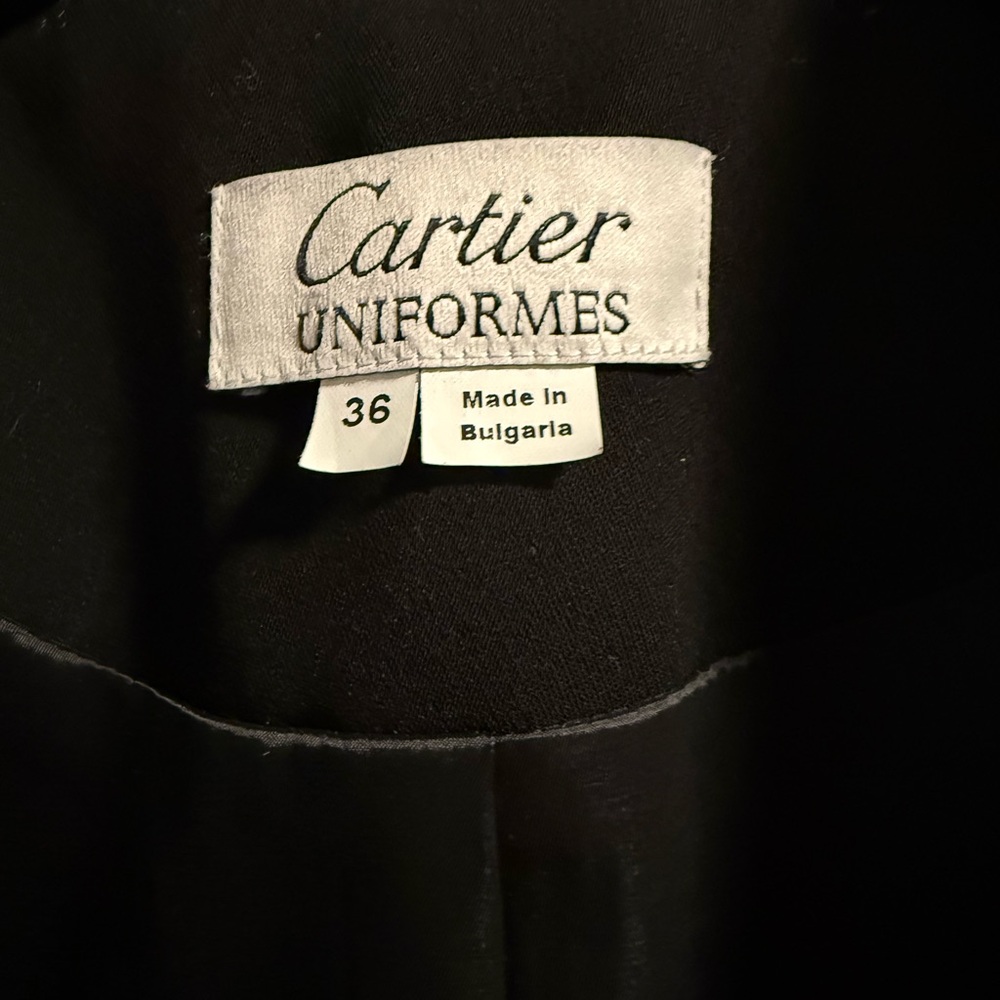 Cartier Uniformes Black Single-Button Blazer Size 36 - Picture 4 of 5